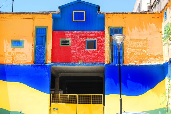 Edifícios Coloridos Cidade Peruana — Fotografia de Stock