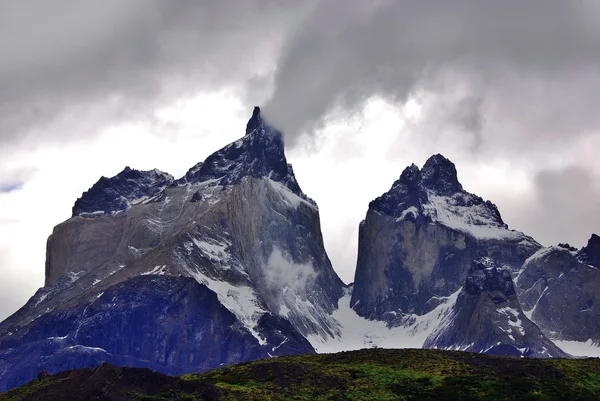 Áramkör Torres Del Paine Nemzeti Parkban Cuernos Del Paine Patagónia — Stock Fotó