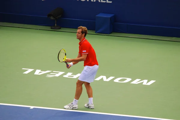2011 Montreal Augus9 Richard Gasquet Court Montreal Rogers Cup 캐나다 — 스톡 사진