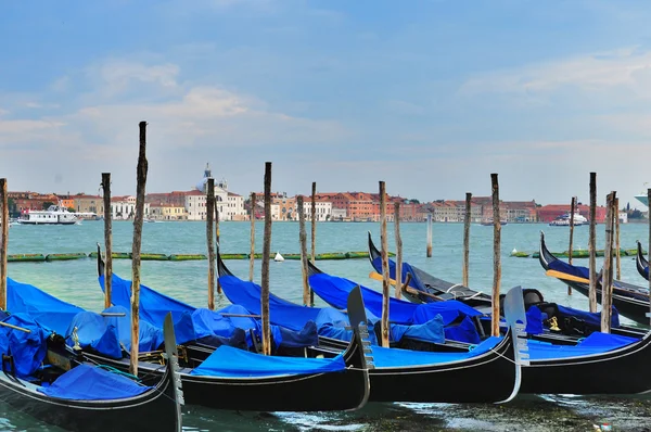 Grand Canal Velence Gondolák — Stock Fotó