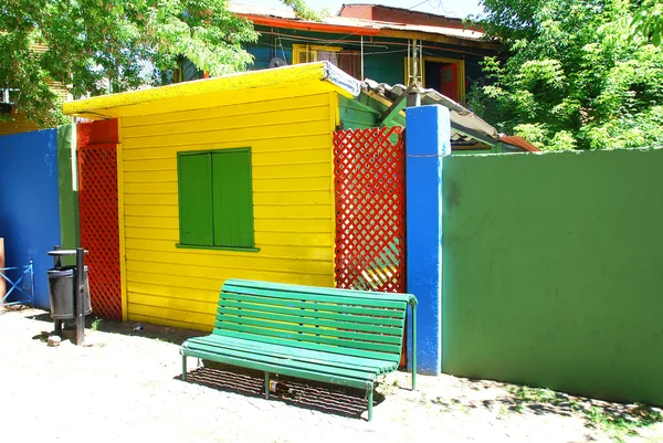 Partie Des Bâtiments Colorés Boca Buenos Aires Argentine — Photo