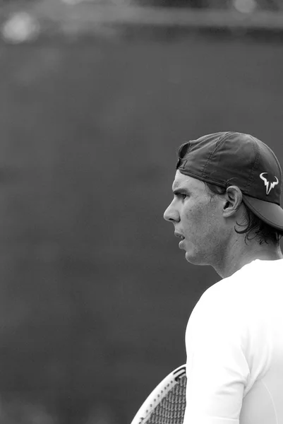 Montreal Αυγούστου Raphael Nadal Στο Γήπεδο Προπόνησης Στο Montreal Rogers — Φωτογραφία Αρχείου