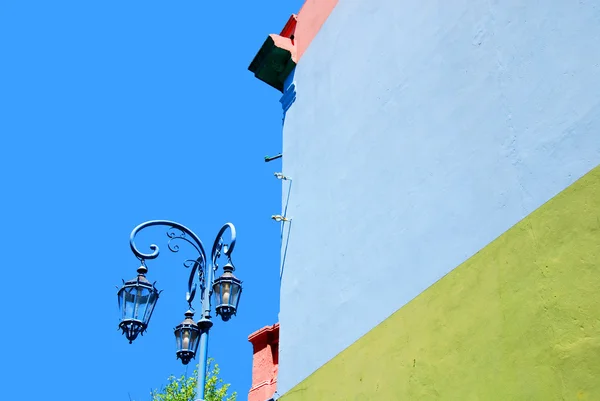 Part Colourful Buildings Boca Buenos Aires Argentina — Stock Photo, Image