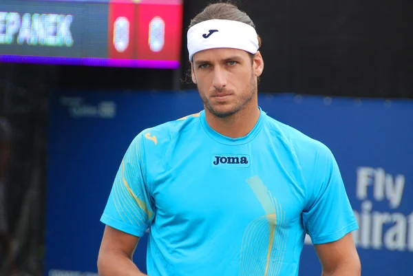 Montreal Agosto Feliciano Lopez Quadra Treinamento Montreal Rogers Cup Agosto — Fotografia de Stock