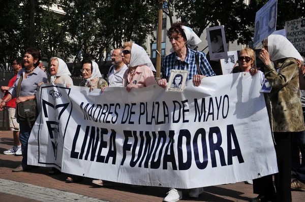 Buenos Aires Argentine Nov Marche Des Femmes Non Identifiées Buenos — Photo