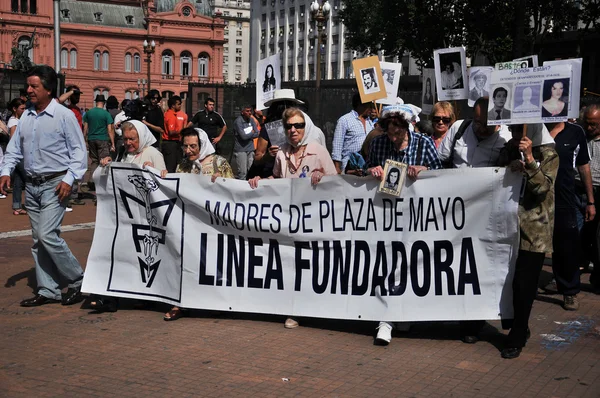 Buenos Aires Argentinien Nov Unbekannte Marschieren Buenos Aires Argentinien Mit — Stockfoto