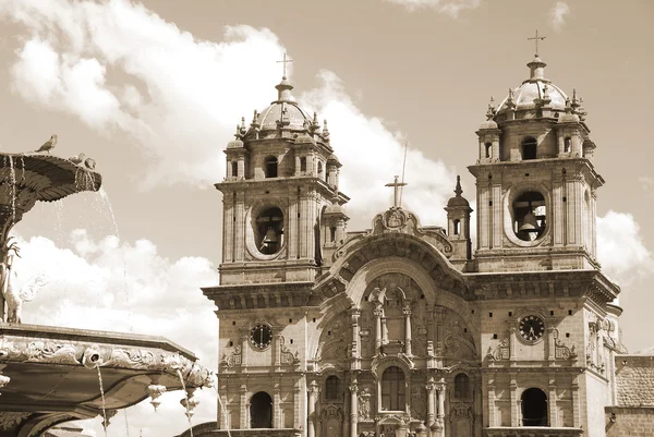 Cusco Peru Nov Iglesia Compana Jesus Chiesa Dei Gesuiti Novembre — Foto Stock