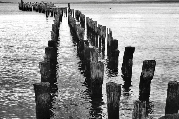 Puerto Natales Una Città Della Patagonia Cilena Puerto Natales Capoluogo — Foto Stock