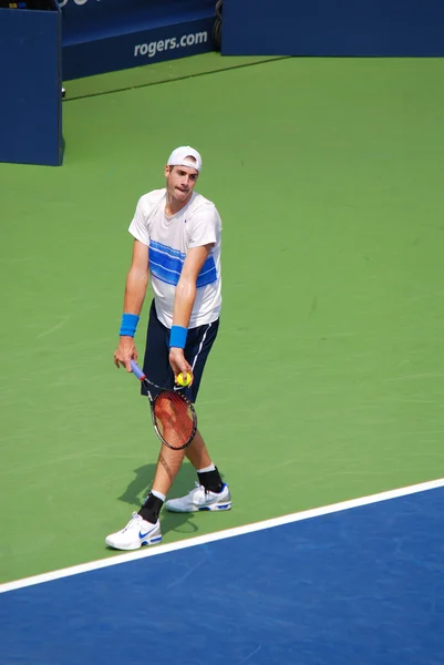 Montreal Agosto John Isner Dos Eua Sua Segunda Vitória Sobre — Fotografia de Stock