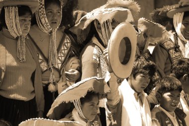 LIMA Peru Kasım 22 2010: Bir grup insan