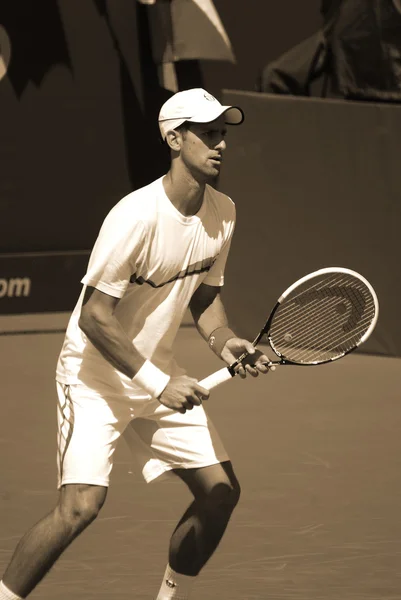 Novak Djokovic en la cancha — Foto de Stock