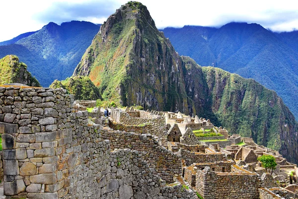 Machu Picchu or Machu Pikchu Quechua machu old, old person, pikchu pyramid; mountain or prominence with a broad base which ends in sharp peaks