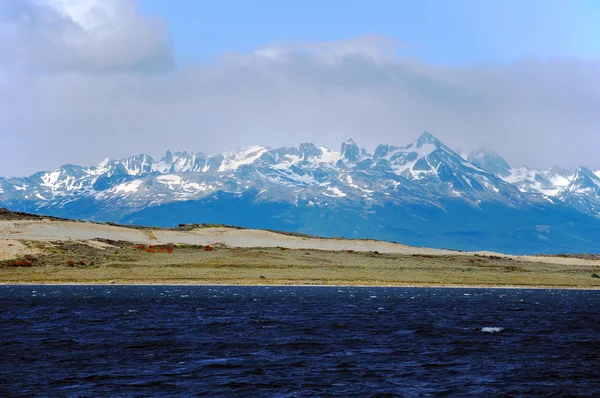 Κανάλι Beagle Patagonia Αργεντινή Αναπτύσσεται Μεταξύ Πολλών Νησιών Στα Βόρεια — Φωτογραφία Αρχείου