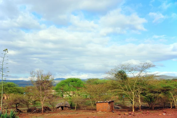 Paisaje Zulululandia Rural Kwazulu Era Bantustán Sudáfrica Destinado Por Gobierno — Foto de Stock