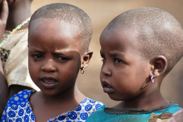 Amboseli Kenya Ott Persone Africane Non Identificate Della Tribù Masai — Foto Stock