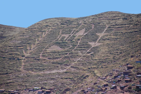 Großes Bild Berg Peru — Stockfoto