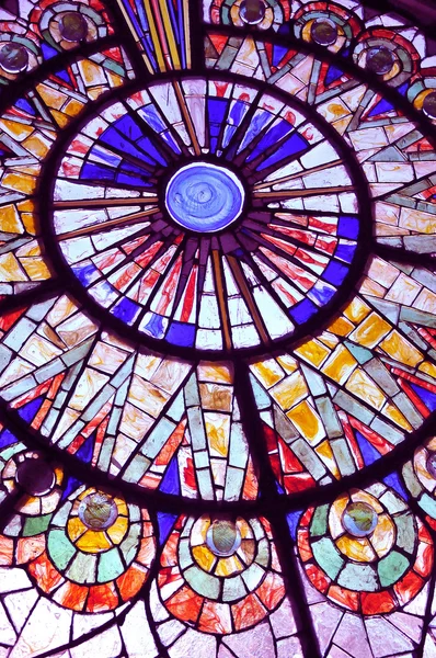 Textura Fundo Vidro Igreja — Fotografia de Stock