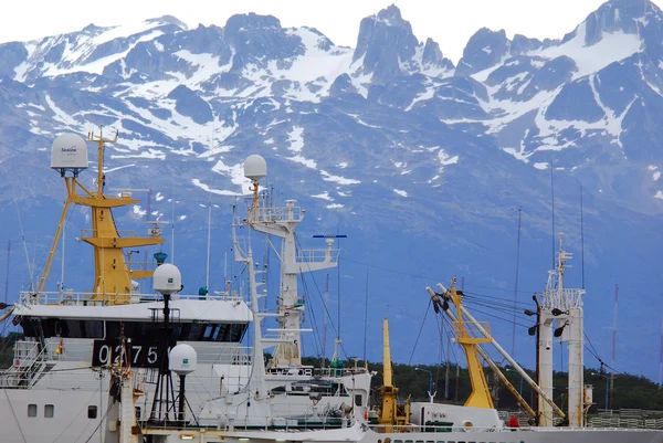 Grande Nave Nel Porto Nord — Foto Stock