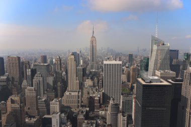New York şehrinin ufuk çizgisi manzarası