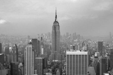 New York şehrinin ufuk çizgisi manzarası