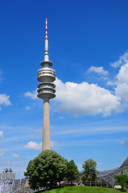 Münih'te Olympiapark Stadyumu