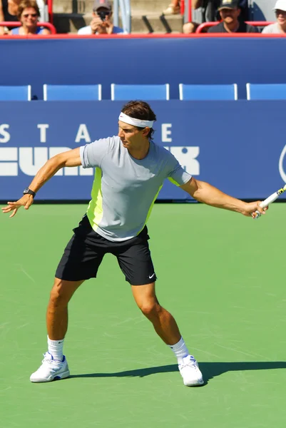 Montreal August Raphael Nadal Träningsdomstolen Montreal Rogers Cup Den Augusti — Stockfoto