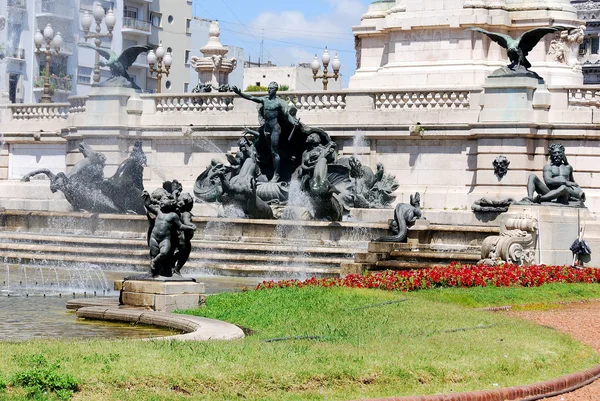 Statua Congressional Plaza Parco Pubblico Fronte Congresso Argentino Buenos Aires — Foto Stock