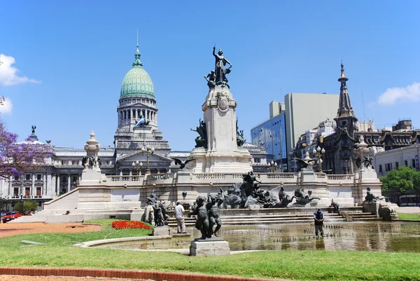 Buenos Aires Argentina Novembre Plaza Congressuale Del Congresso Argentino Buenos — Foto Stock