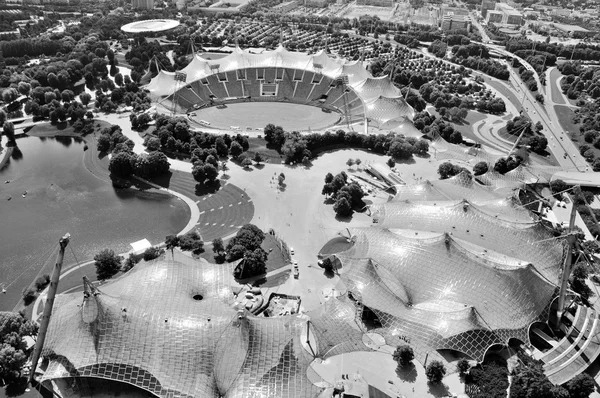 Stadium av Olympiapark i München — Stockfoto