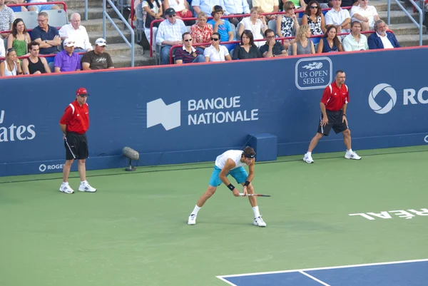 Montreal Agosto Raphael Nadal Sul Campo Allenamento Alla Montreal Rogers — Foto Stock