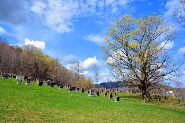 Iron Hill Quebec Kanada 2021 Friedhof Der Heiligen Dreifaltigkeit Dieser — Stockfoto