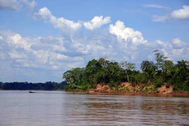Nehir kıyısındaki güzel manzara