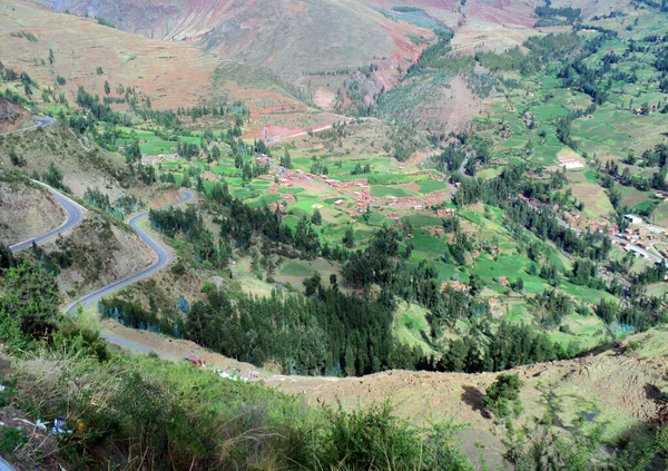 Vista Aérea Del Paisaje Montaña — Foto de Stock