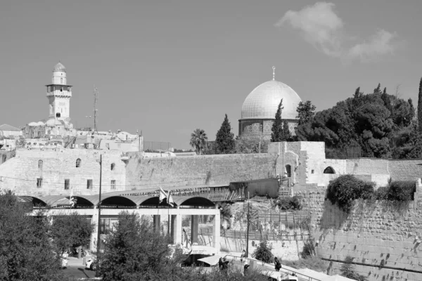 Jerusalem Israel Mesquita Aqsa Também Conhecida Como Aqsa Bayt Muqaddas — Fotografia de Stock
