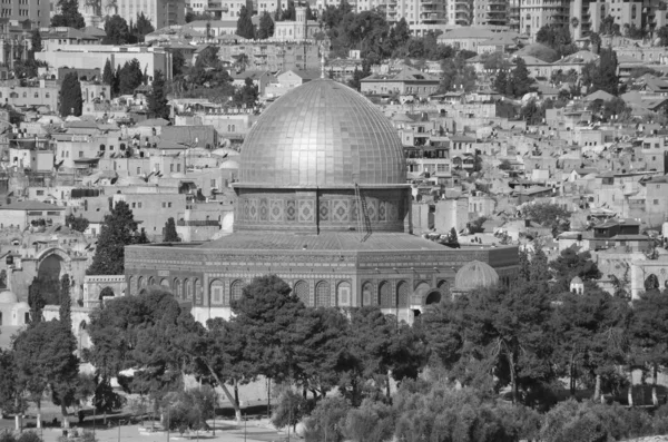 Иерусалим Израиль Храмовая Гора Известная Благородный Святилище Иерусалима Расположенное Старом — стоковое фото