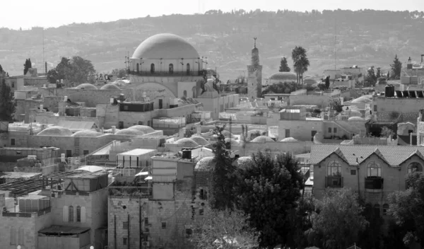 Jerusalem Vue Aérienne Jérusalem Est Une Ville Située Sur Plateau — Photo