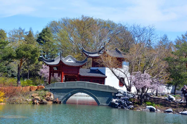 Montreal Canada 2021 Chinese Garden Montreal Botanical Garden Considered One — Stock Photo, Image