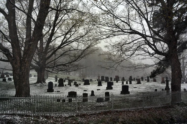 Iron Hill Quebec Canada 2021 Holy Trinity Cemetery Cemetery Found — Stock Photo, Image