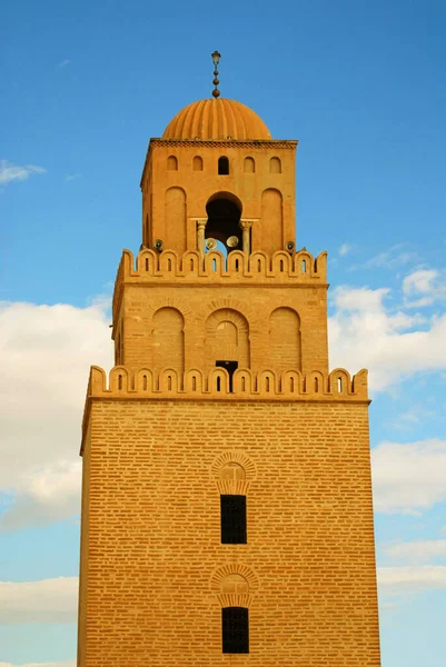 Wielki Meczet Kairouan Tunezja Jest Czwartym Najświętszym Miejscem Islamu — Zdjęcie stockowe