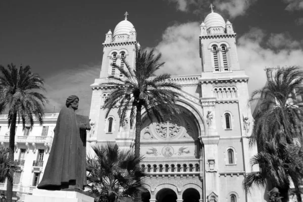 Tunis Tunisia 2007 Καθεδρικός Ναός Του Αγίου Βικεντίου Του Παύλου — Φωτογραφία Αρχείου