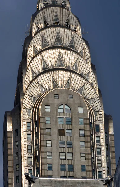 2013年10月27日 纽约克莱斯勒大楼的立面在1931年被帝国大厦超越之前 是世界上最高的建筑 — 图库照片