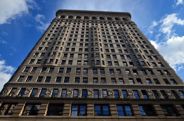 Nowość York City Październik Historyczny Budynek Flatiron Nowym Jorku Widziany — Zdjęcie stockowe