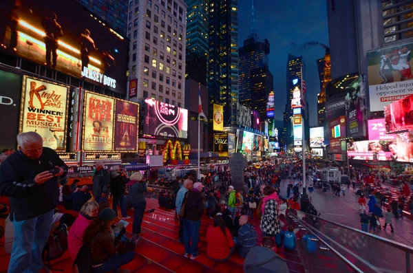 City Downtown Night Time — Stock Photo, Image