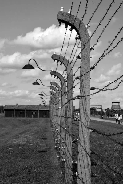 Auschwitz Birkenau Polska Auschwitz Mirador Był Siecią Niemieckich Nazistowskich Obozów — Zdjęcie stockowe
