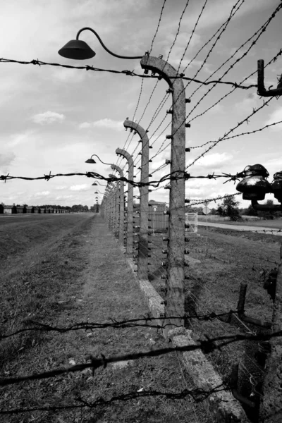 Auschwitz Birkenau Poland Auschwitz Koncentrationsläger Stängsel Var Ett Nätverk Tyska — Stockfoto