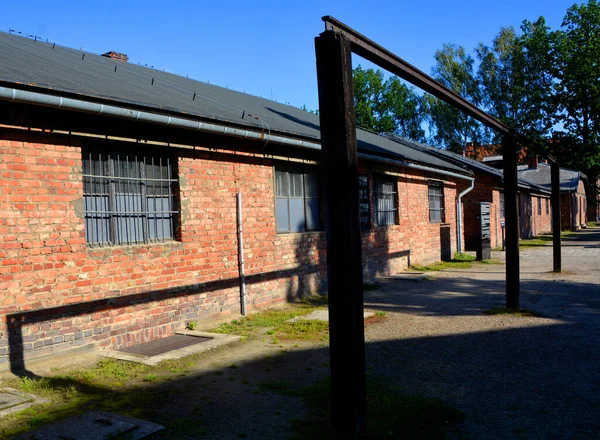 Auschwitz Birkenau Πολωνια Γκάλοου Του Γερμανικού Ναζιστικού Στρατοπέδου Συγκέντρωσης Και — Φωτογραφία Αρχείου