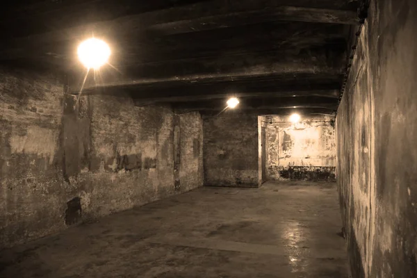 Abandoned Building Auschwitz Museum Poland — Stock Photo, Image