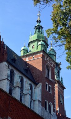 Polonya 'nın Krakow şehrindeki tarihi bina