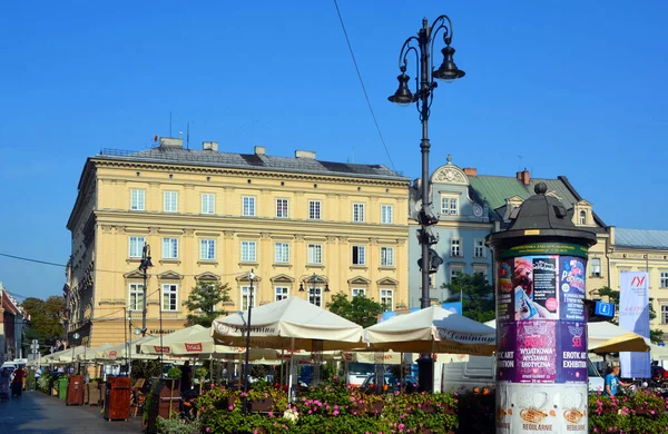 Krakow Polsko Krakovské Hlavní Náměstí Starého Města Krakově Malé Polsko — Stock fotografie
