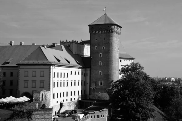 Krakow Poland Castello Wawel Una Residenza Del Castello Costruito Volere — Foto Stock